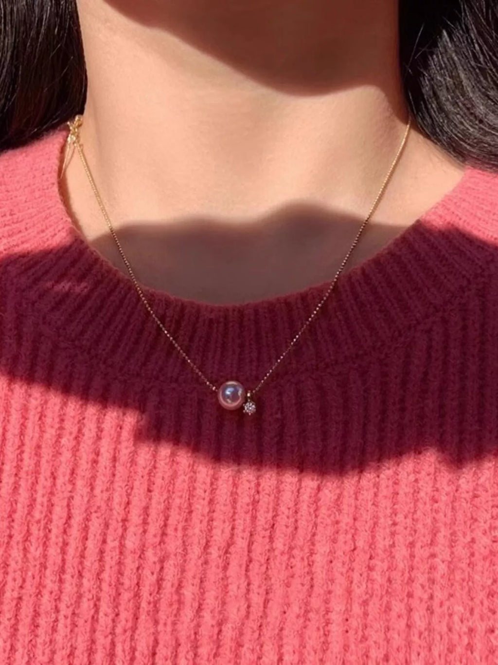 925 Sterling Silver Pearl Necklace