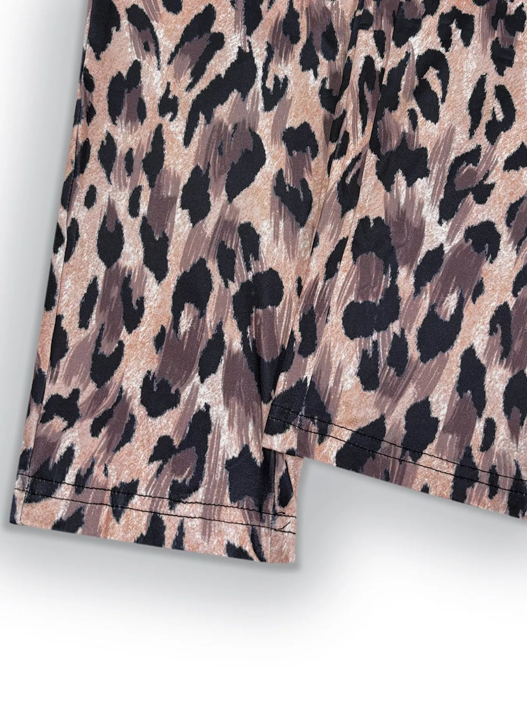 Leopard Print Top and Pants Set