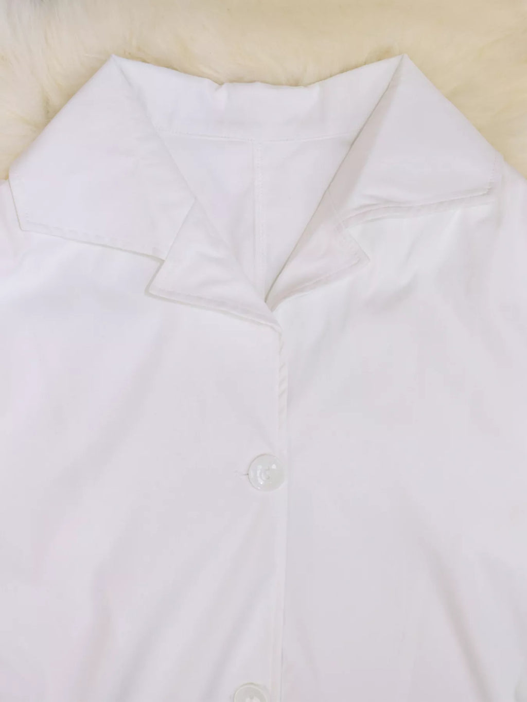 Tie Waist Midi Shirt Dress