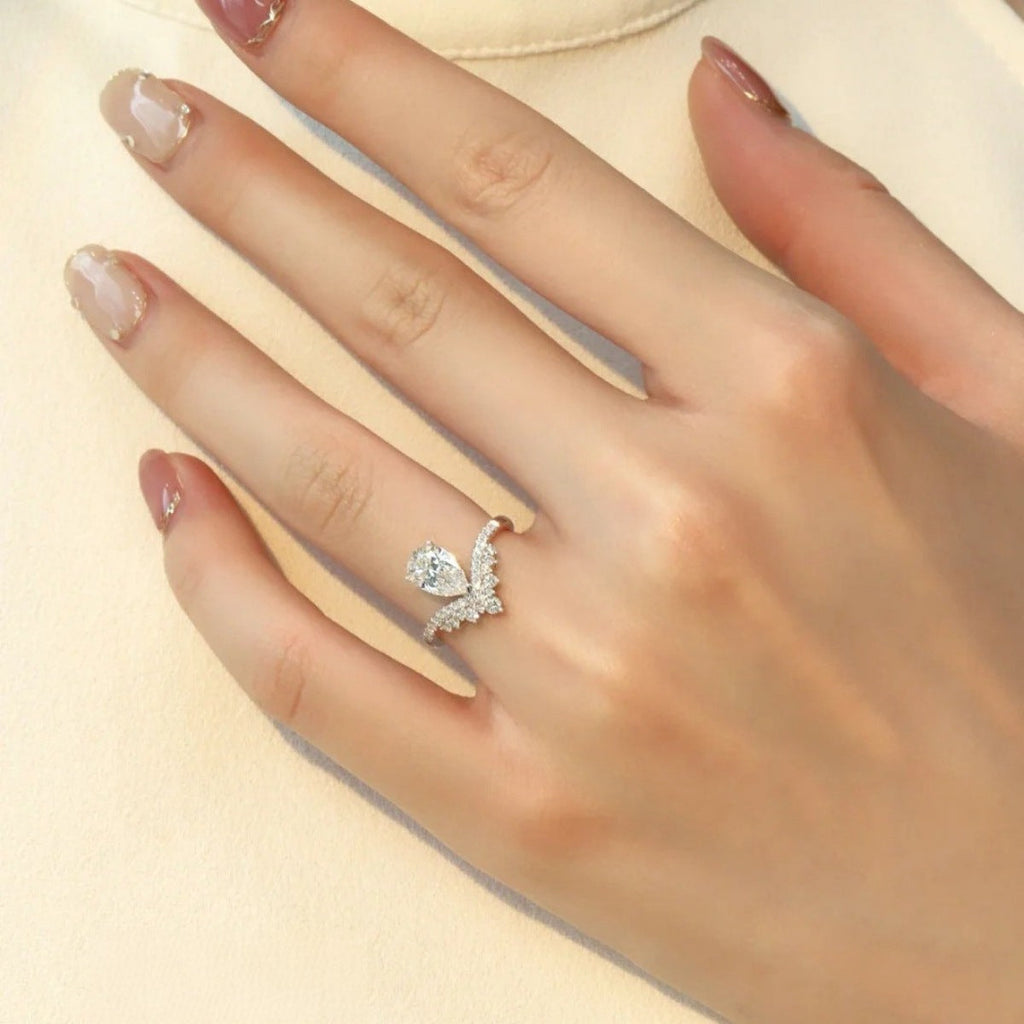 1.5 Carat Moissanite 925 Sterling Silver Ring
