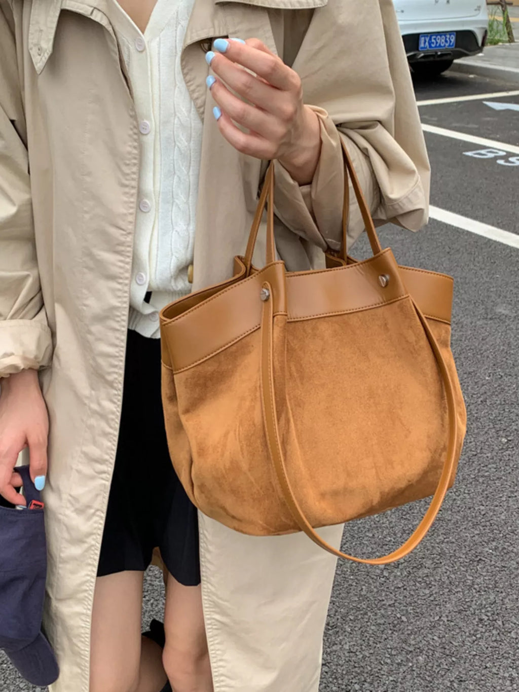 Lightweight Classic Color Tote Bag
