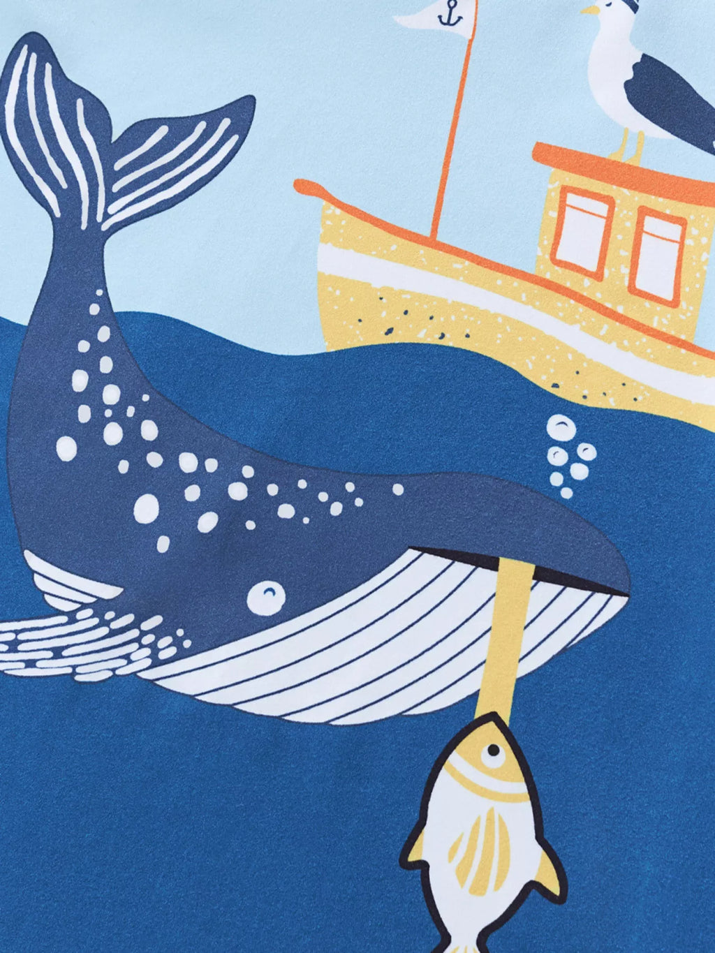 Children's Whale Graphic Short Sleeve Tee & Shorts Set