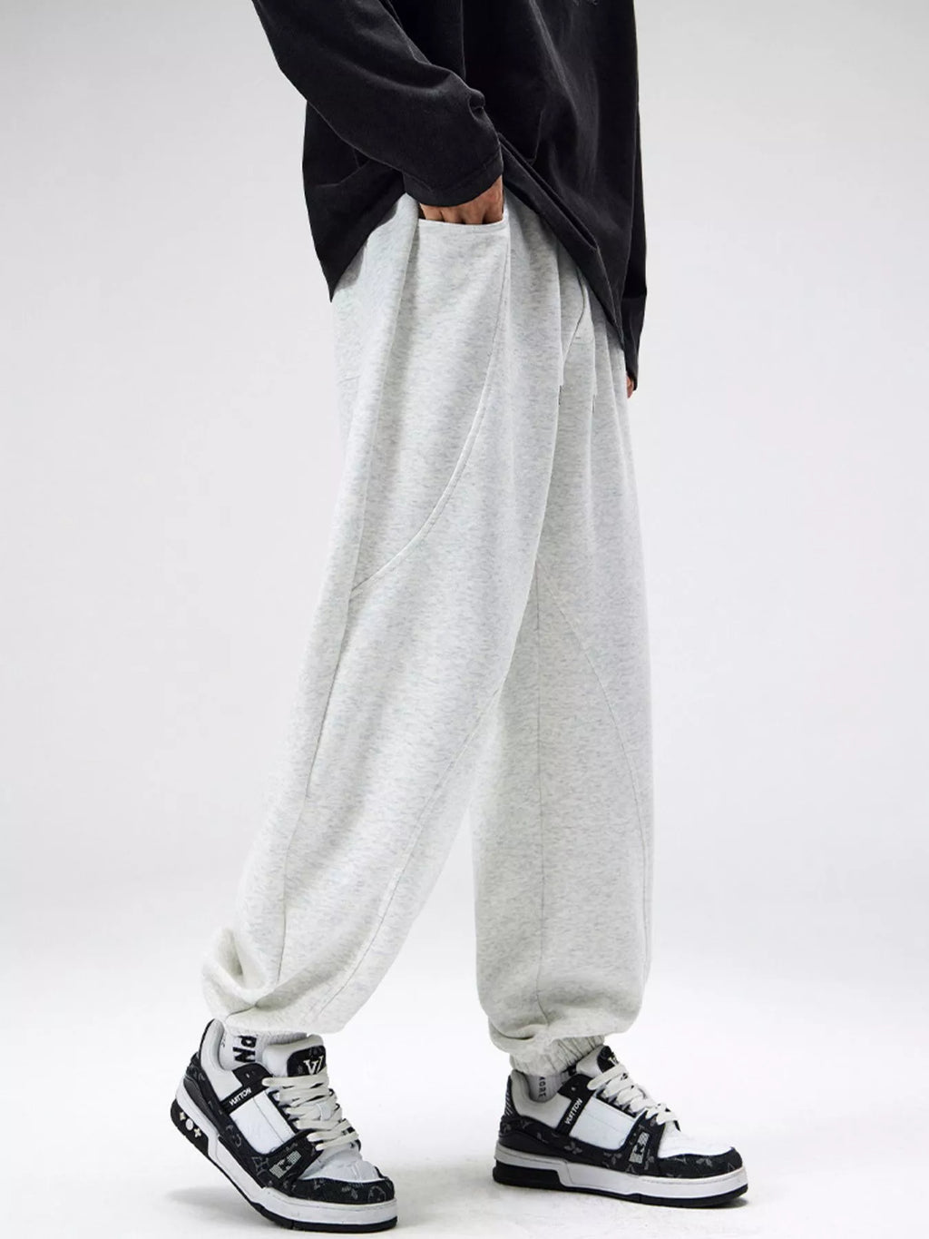 Men's Plus Size Loose Fit Drawstring Sweatpants