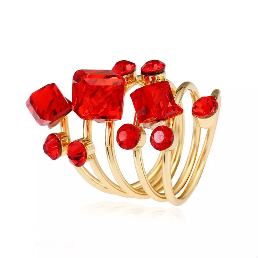 18K Gold-Plated Multi-Layered Ring
