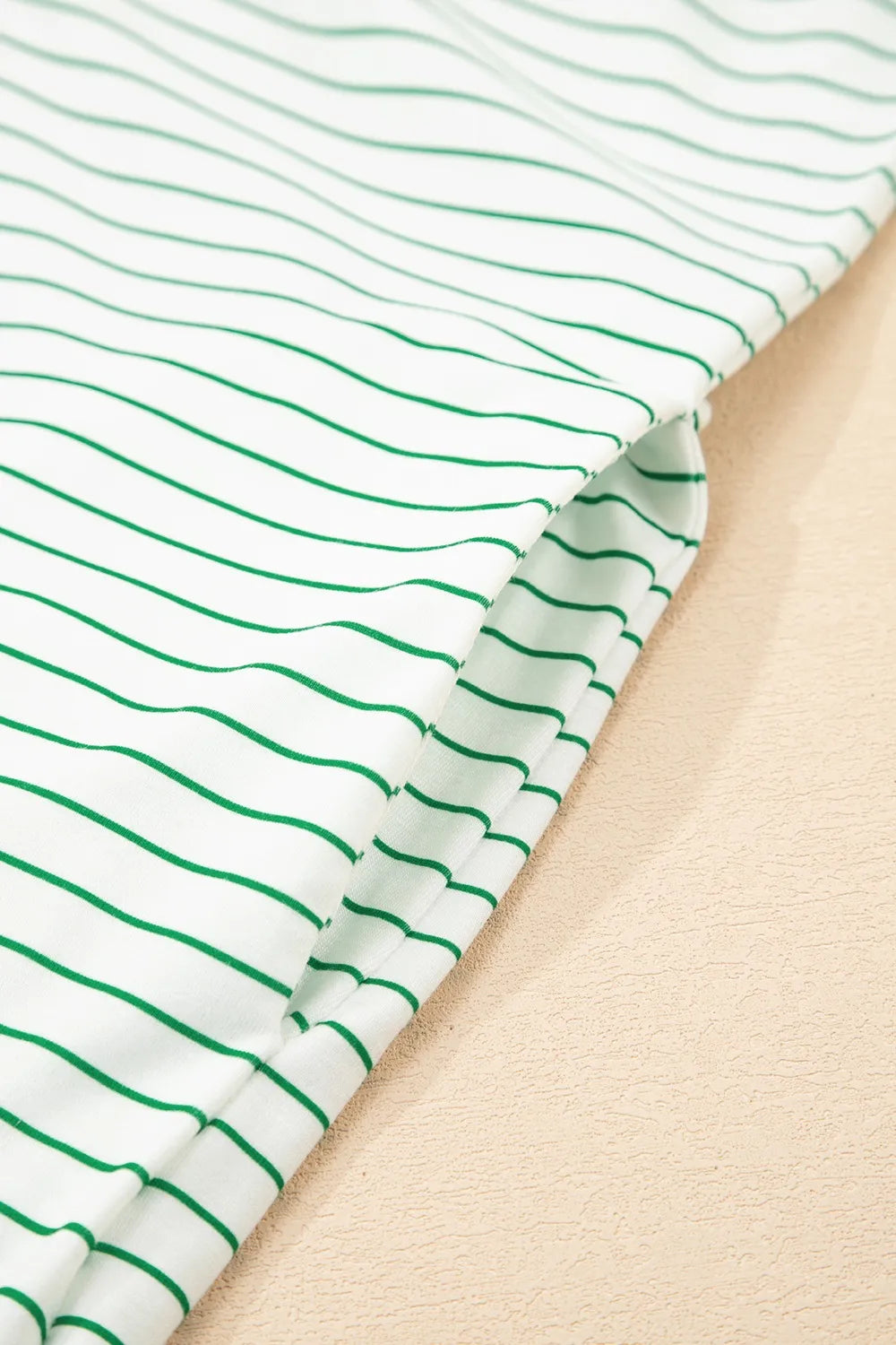 Casual Striped T-Shirt Dress with Pockets