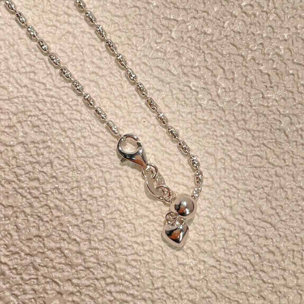 925 Sterling Silver Heart Necklace