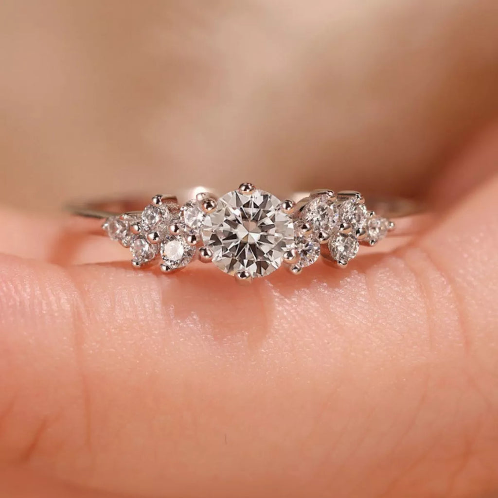 2 Carat Moissanite 925 Sterling Silver Ring