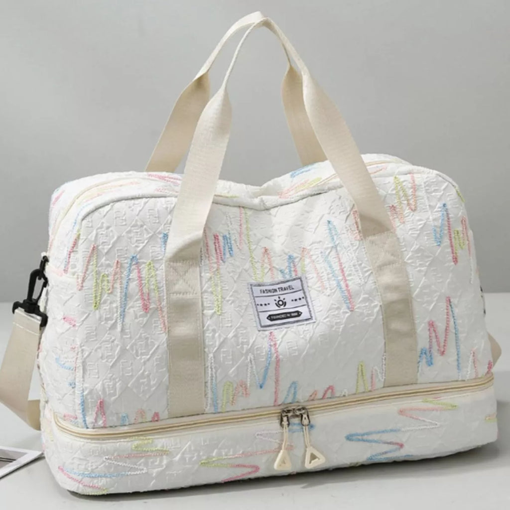 Textured Duffel Bag