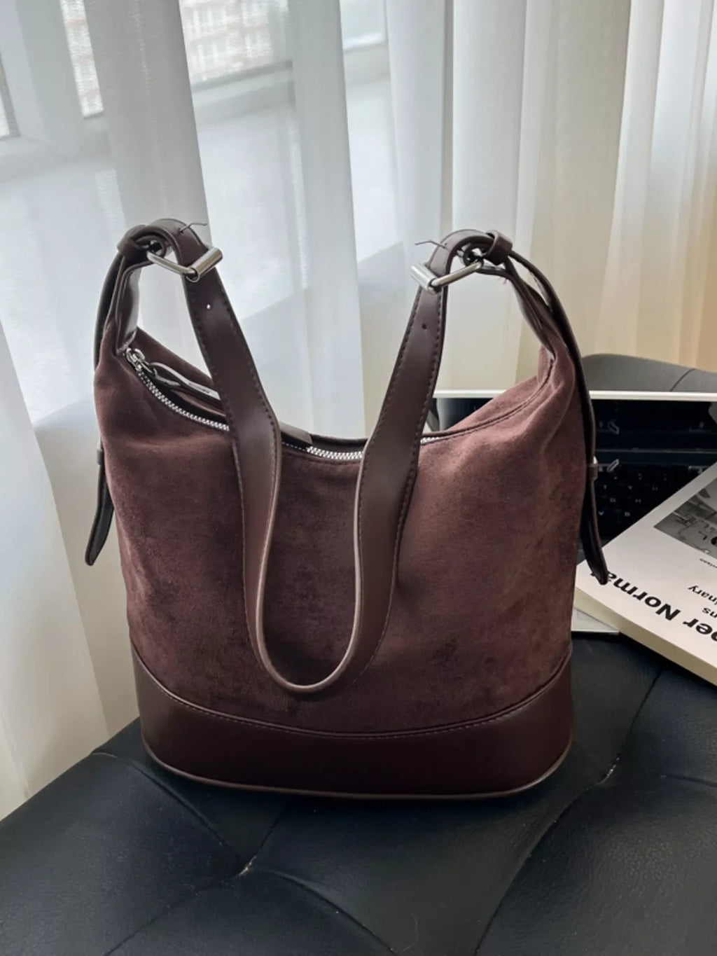 Adjustable Strap Tote Bag