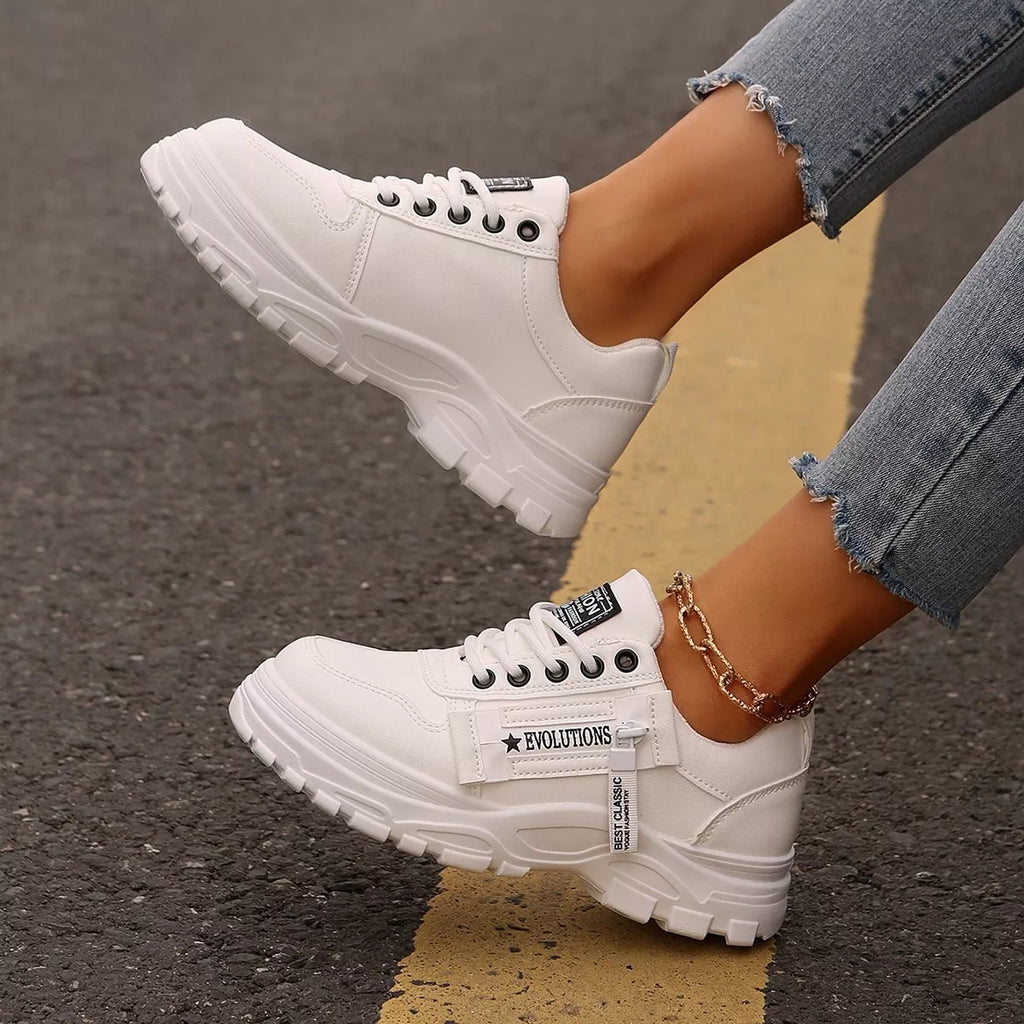 Lace Up Round Toe Athletic