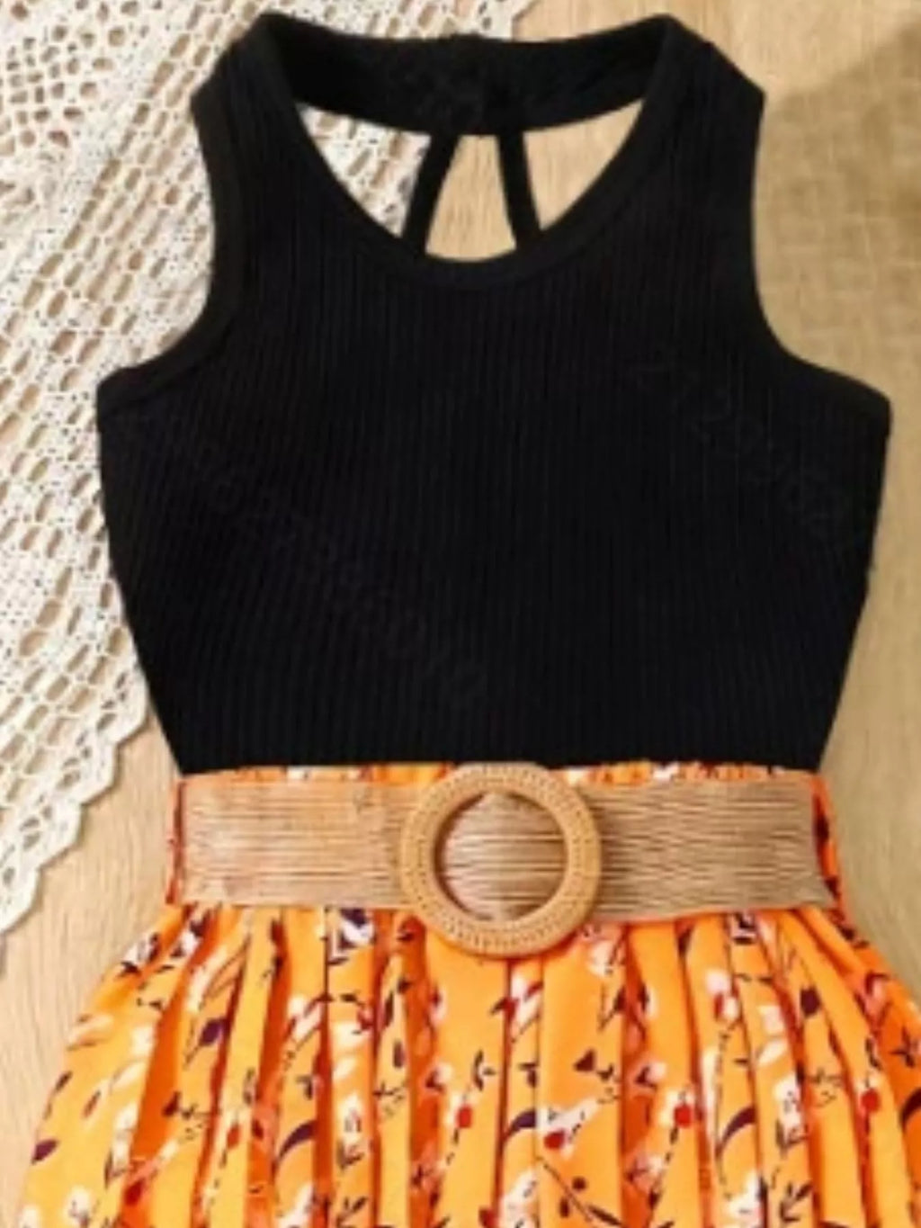 Children's Sleeveless Top & Wide Leg Pants Set