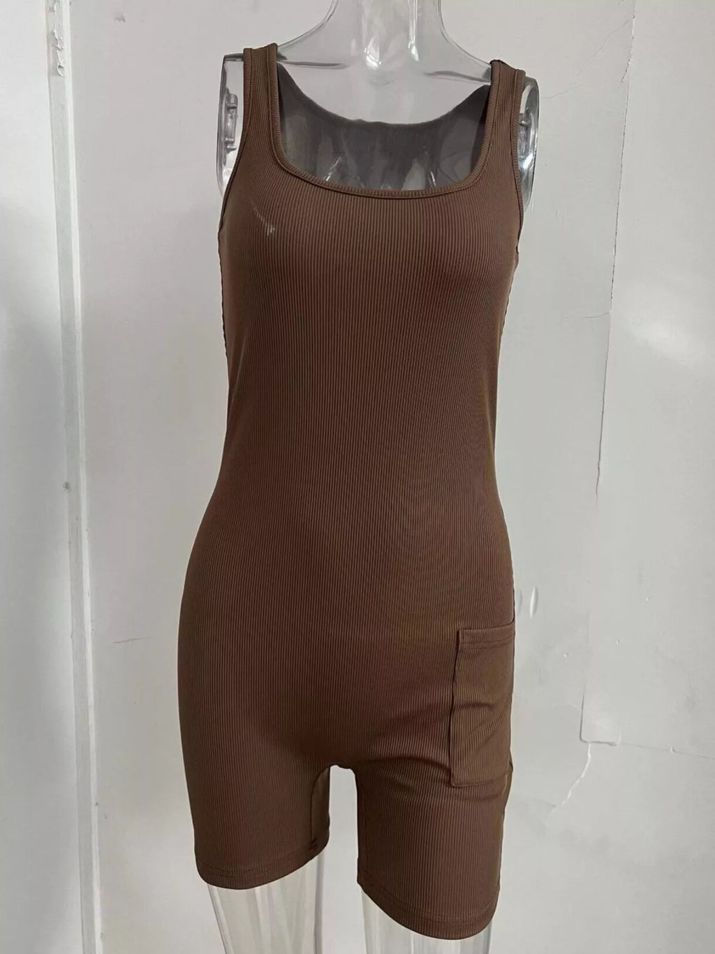 Wide Strap Slim Fit Romper
