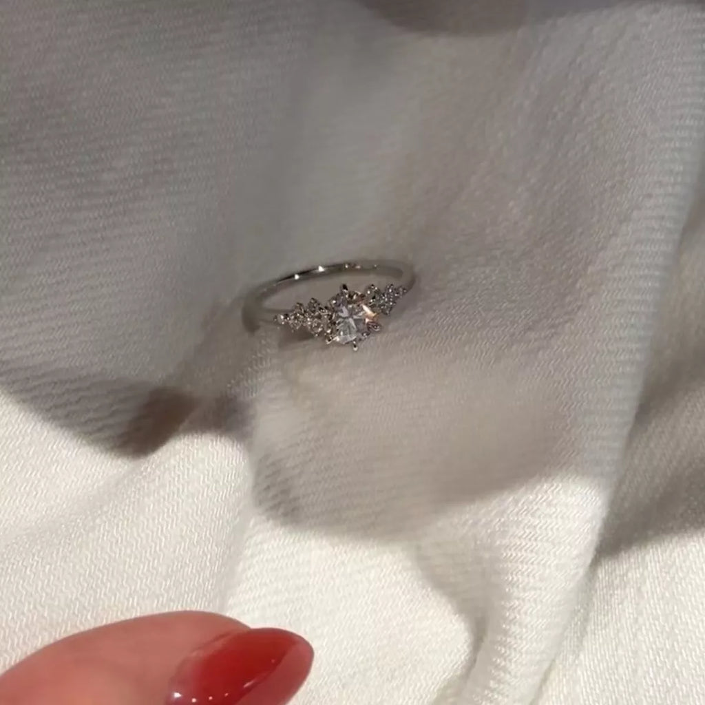 2 Carat Moissanite 925 Sterling Silver Ring