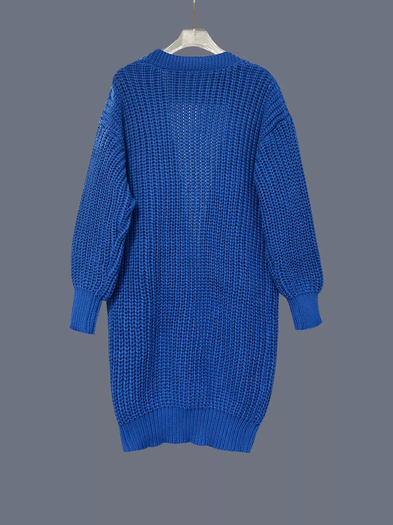 Chunky Knit Open Front Cardigan