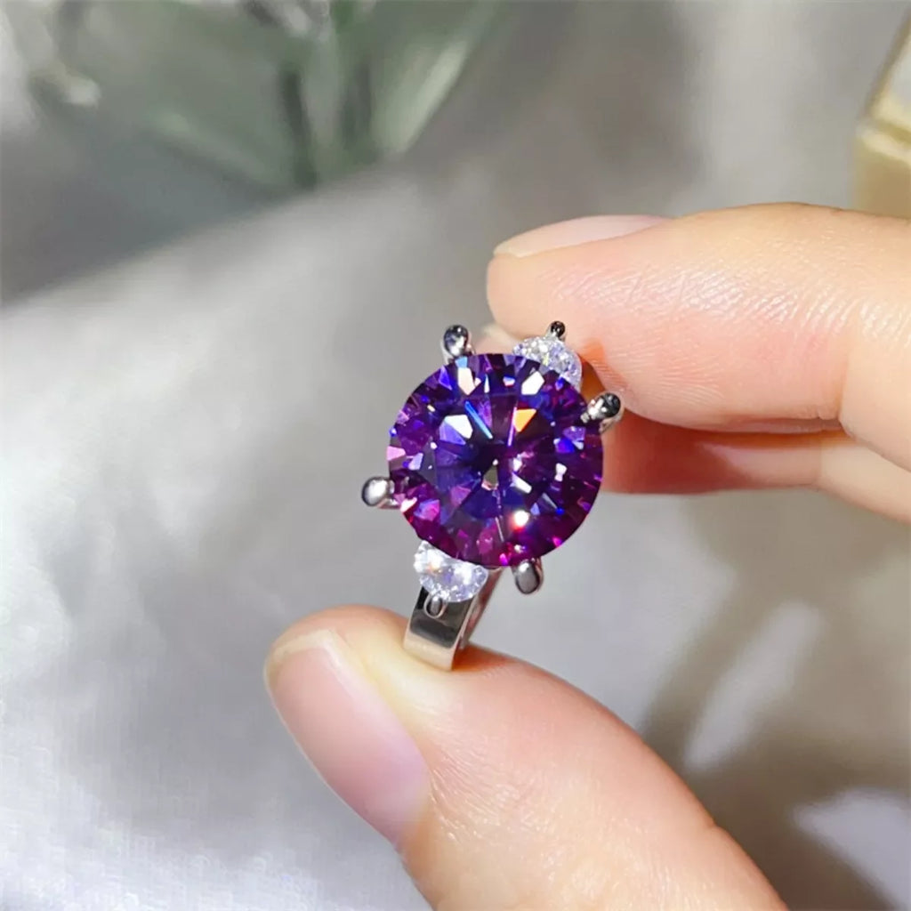 5 Carat Moissanite 925 Sterling Silver Ring