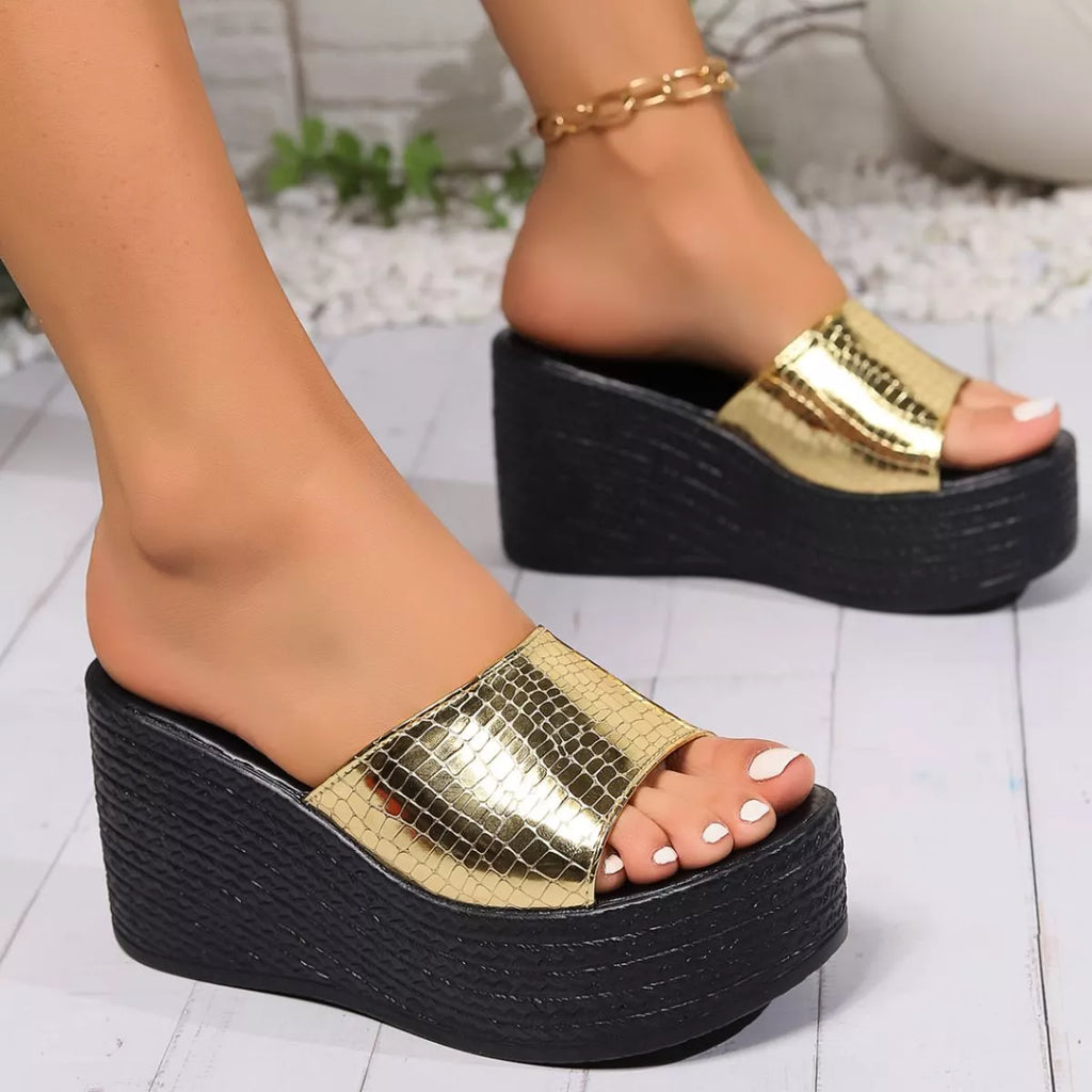 Open Toe Wedge Sandals
