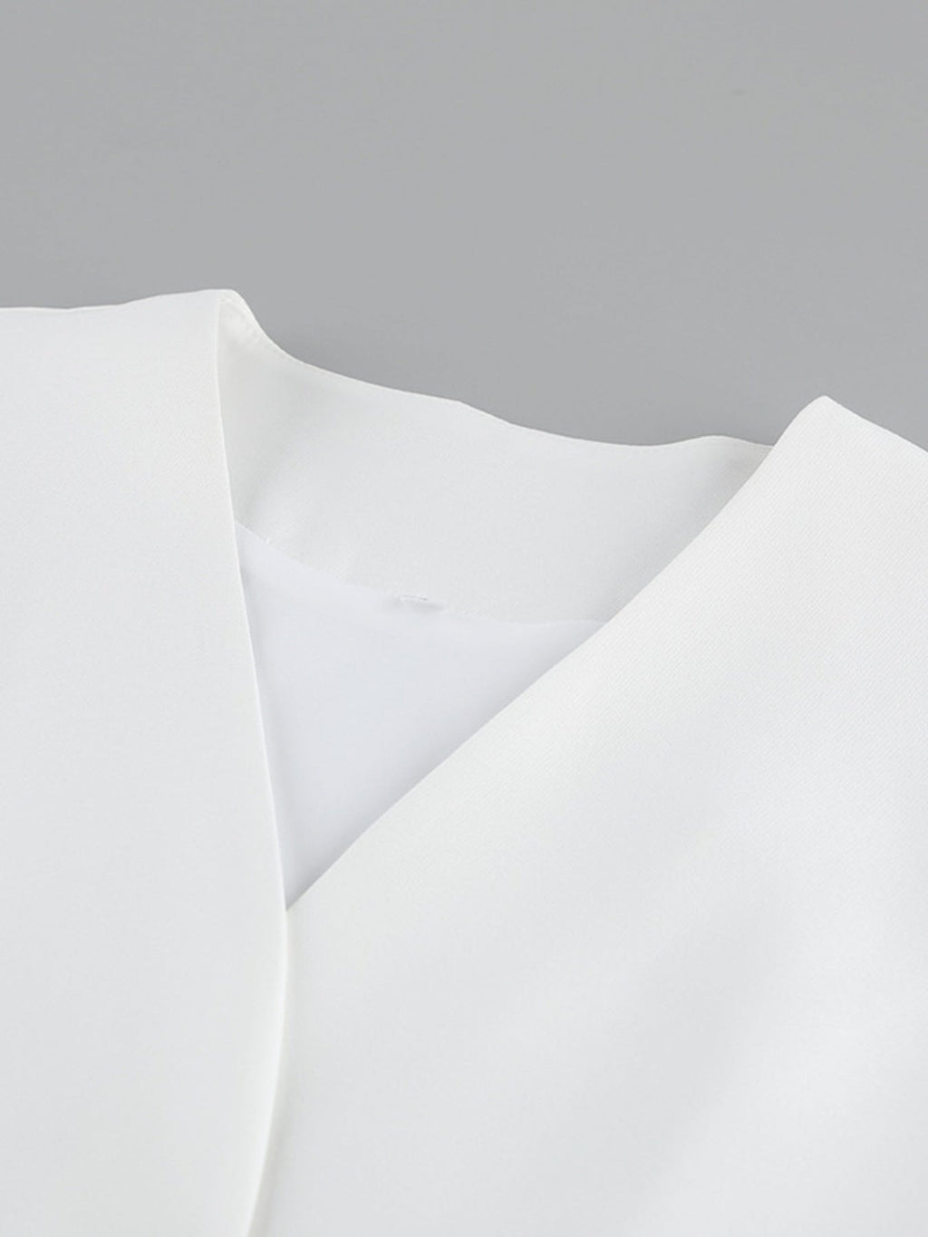 One Button Short Sleeve Top and Skirt Set