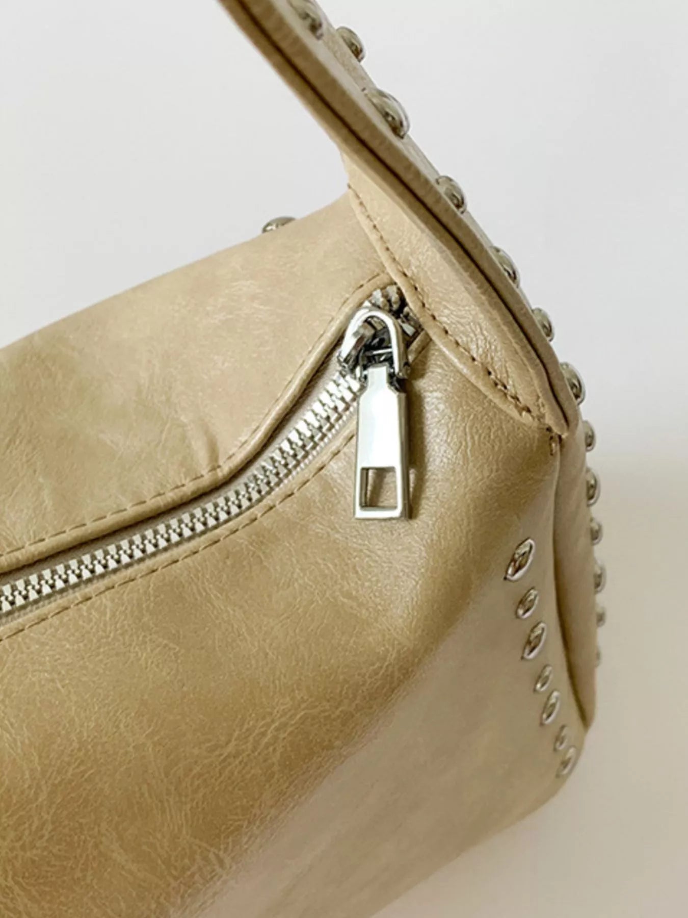 Studded Accent Shoulder Bag