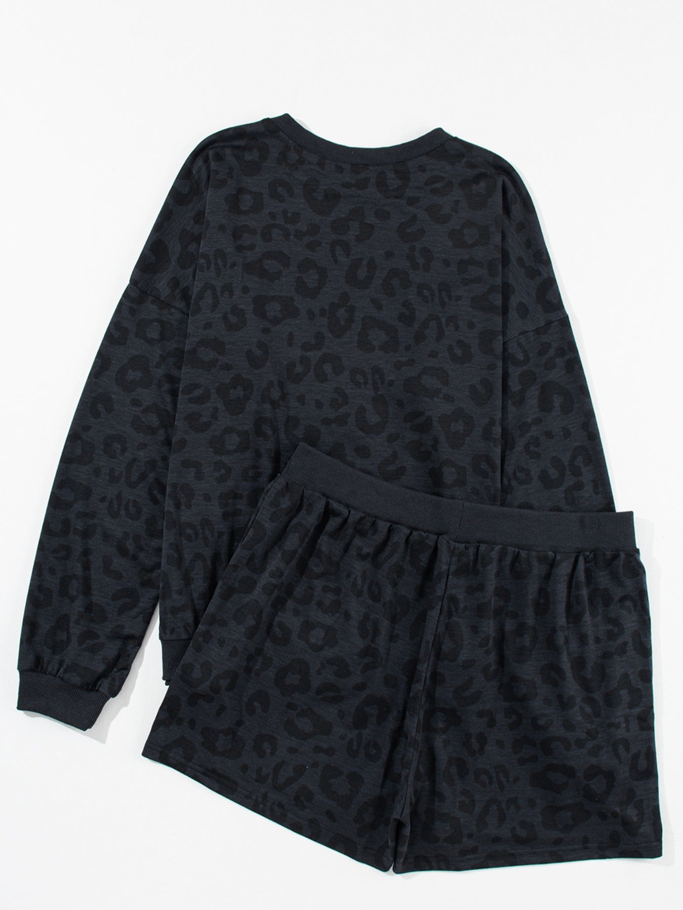 Long Sleeve Top and Shorts Two Piece Set