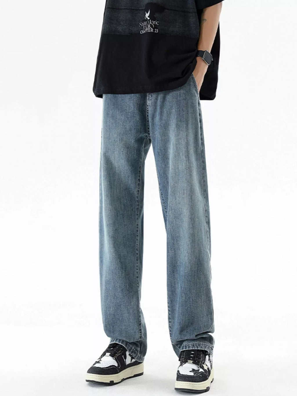 Men's Plus Size Loose Fit Jeans