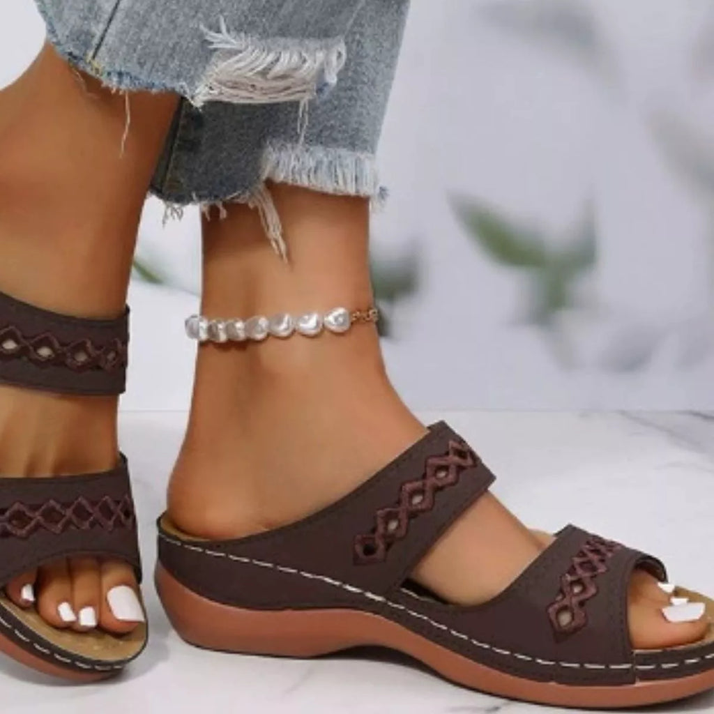 Open Toe Wedge Sandals