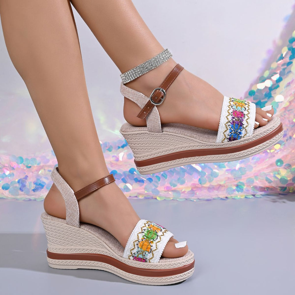 Open Toe Wedge Sandals