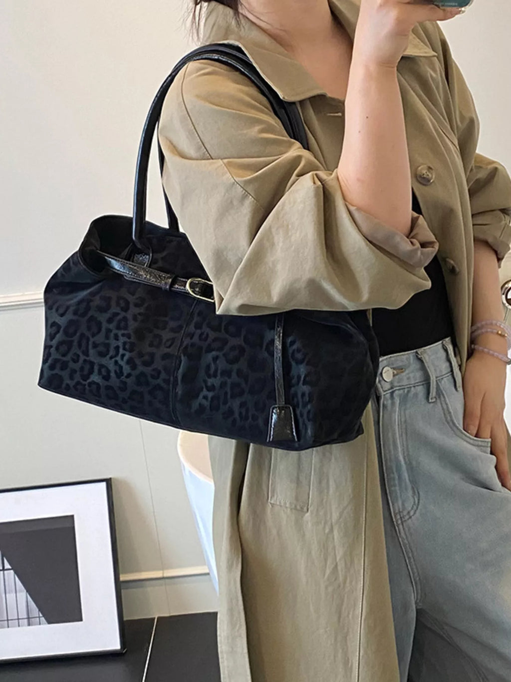 Leopard Print Handbag