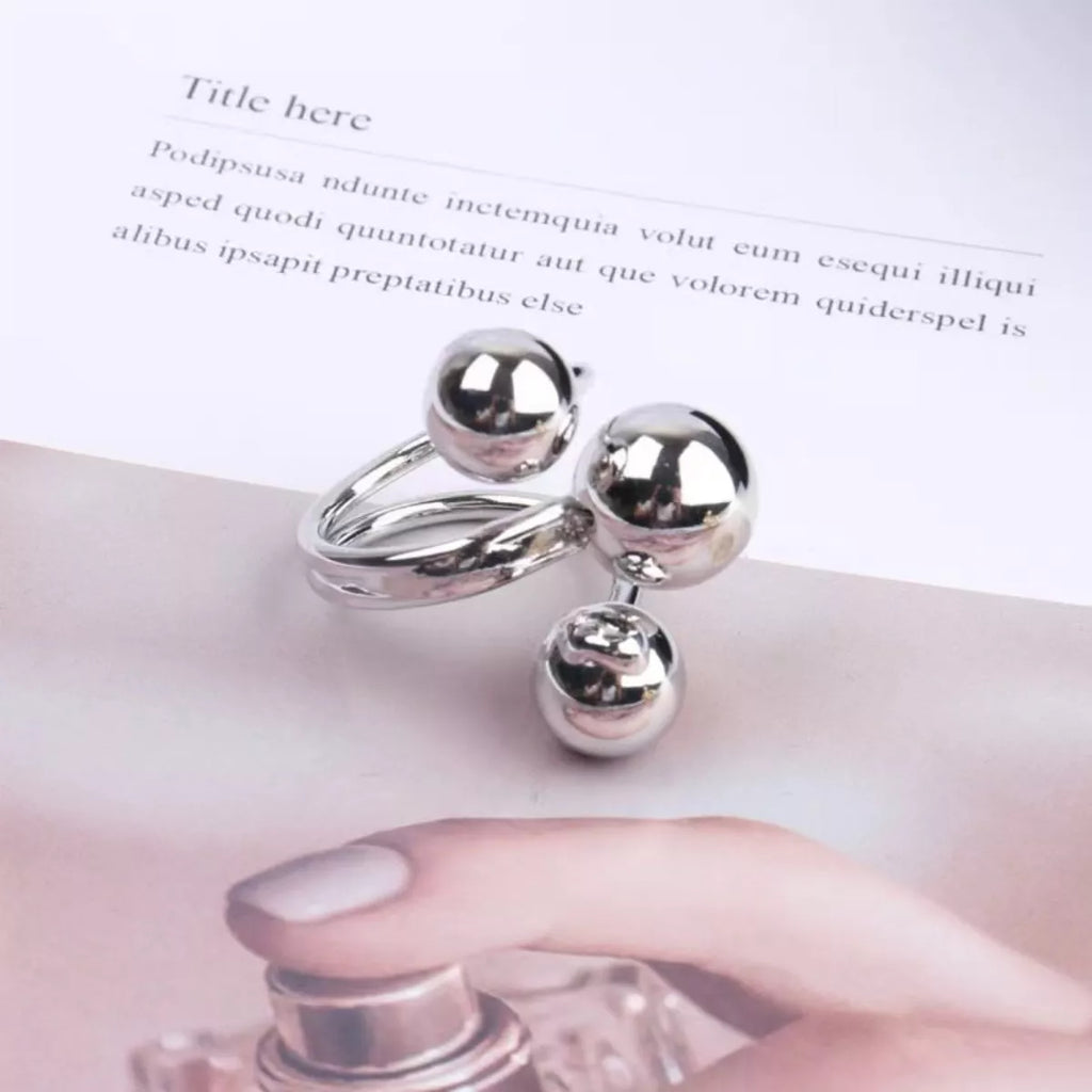 Multi Layered Ball Ring