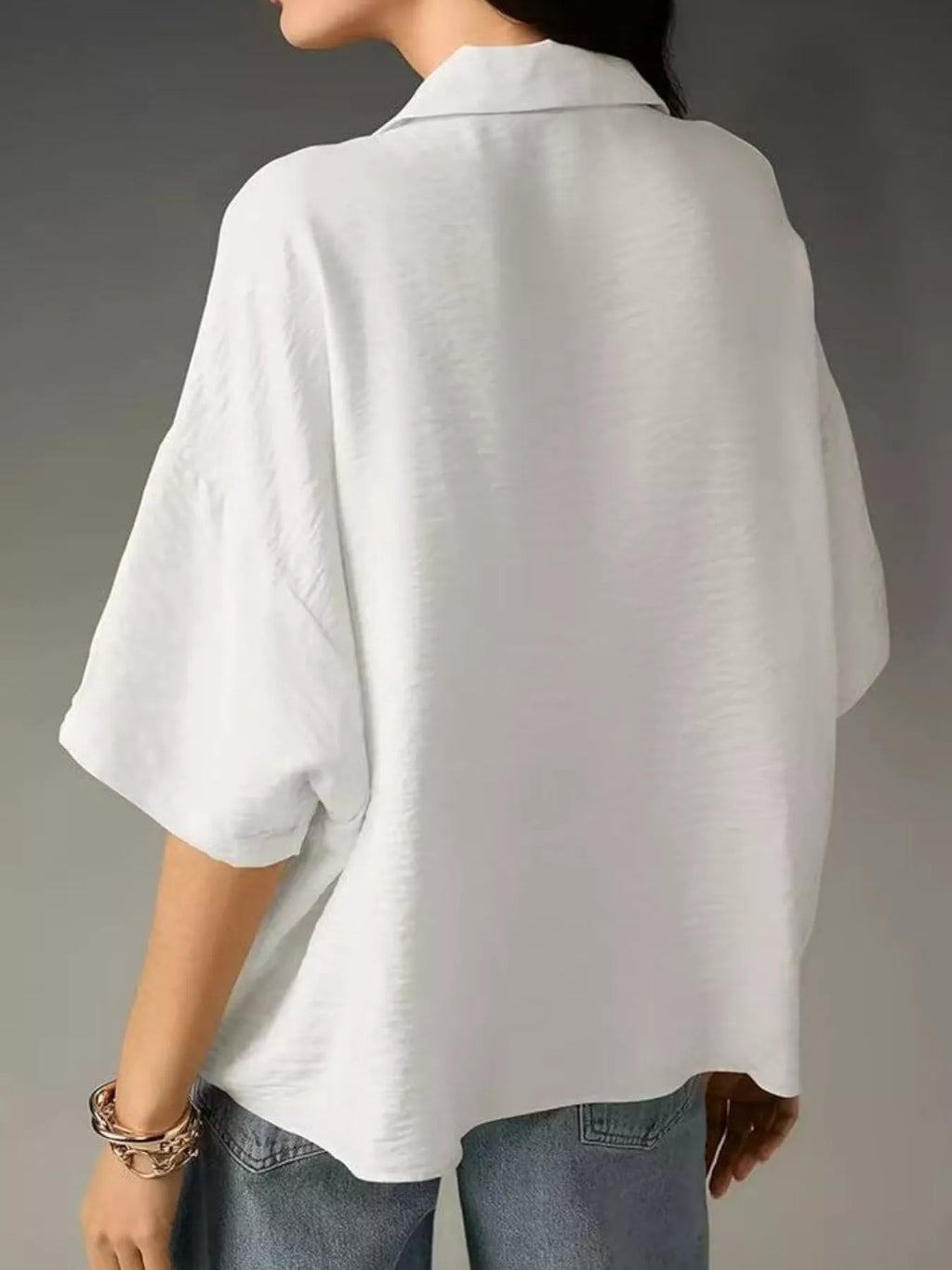 Relaxed Fit Half Sleeve Blouse