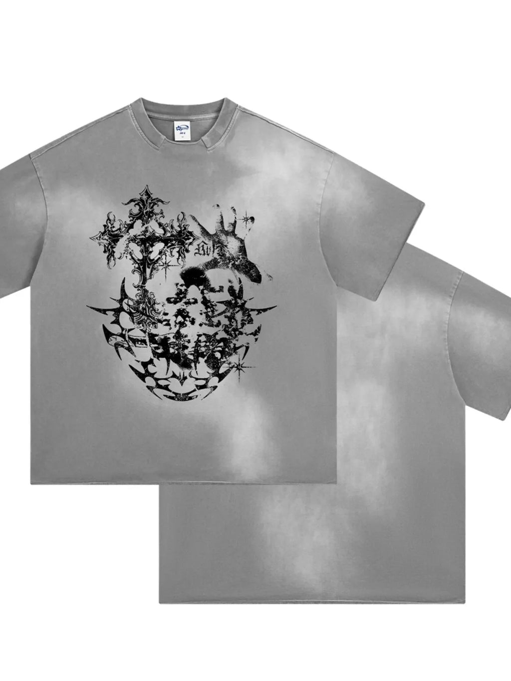 Men's Graphic Round Neck Short Sleeve T-Shirt