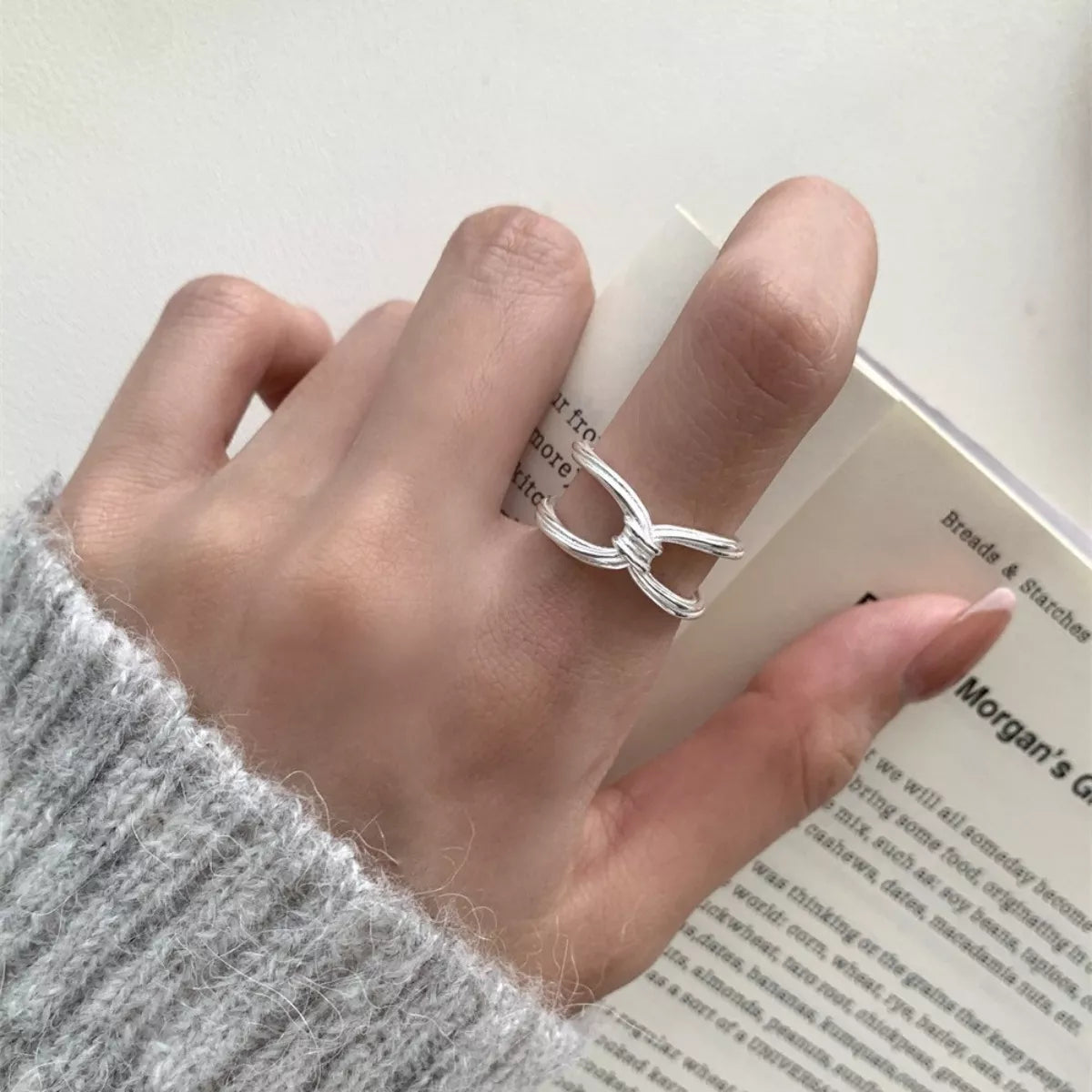 925 Sterling Silver Knot Ring