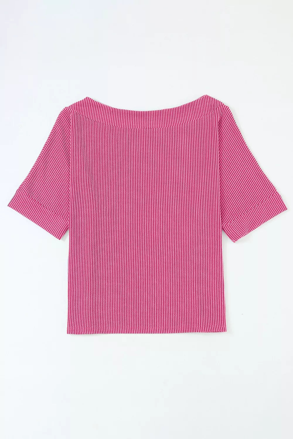 Ribbed Knit Off-Shoulder Blouse