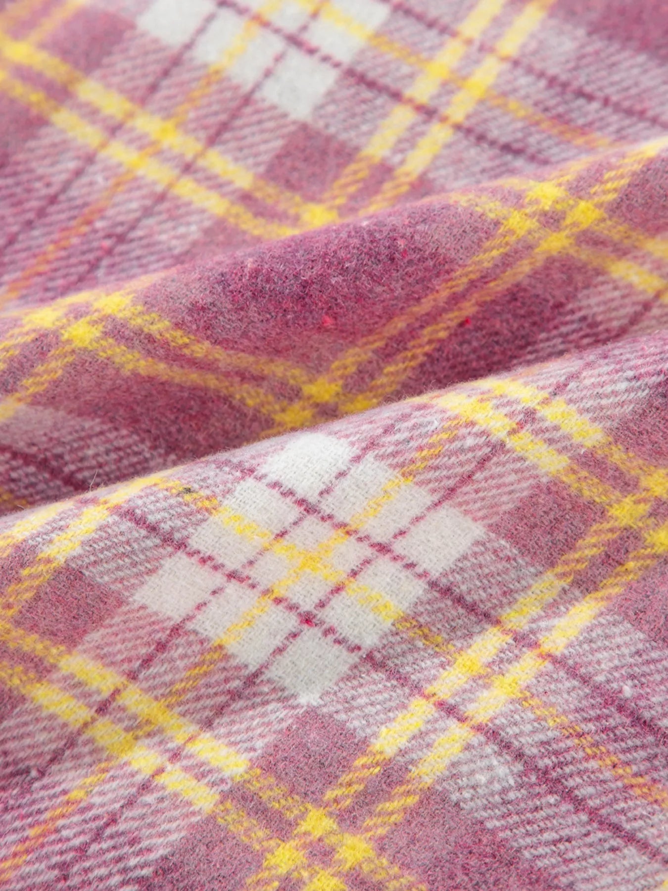 Casual Plaid Button-Down Shacket