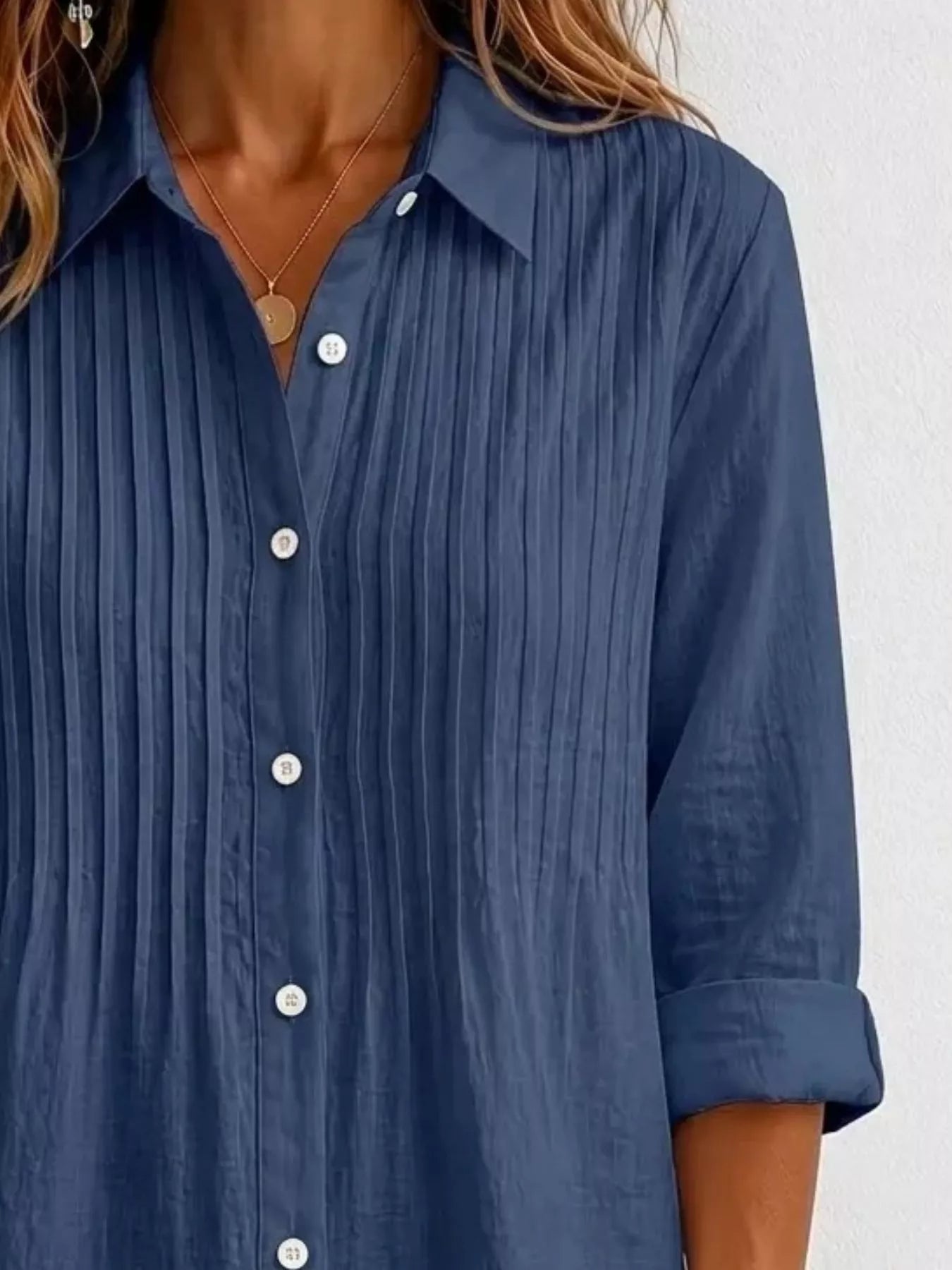 Men's Full Size Button Up Long Sleeve Shirt Plus Size