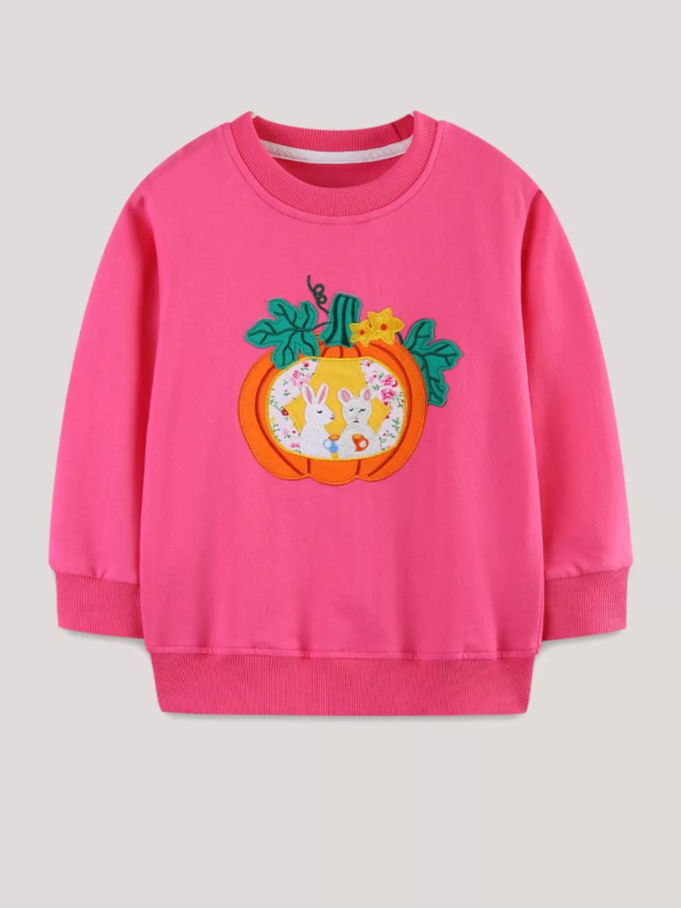 Children's Pumpkin Patch Applique Sweatshirt