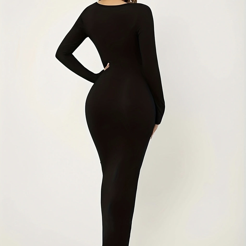 Women’s Slim-Fit Hip‑Hugging Bodycon Dress – Sleek & Stylish