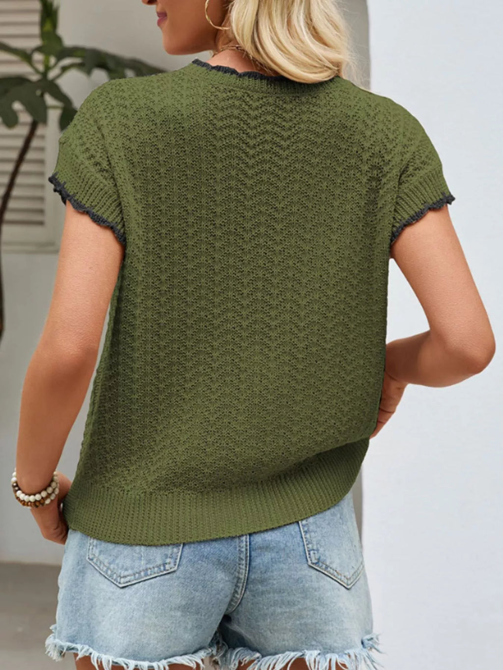 Tie-Front Knit Cardigan