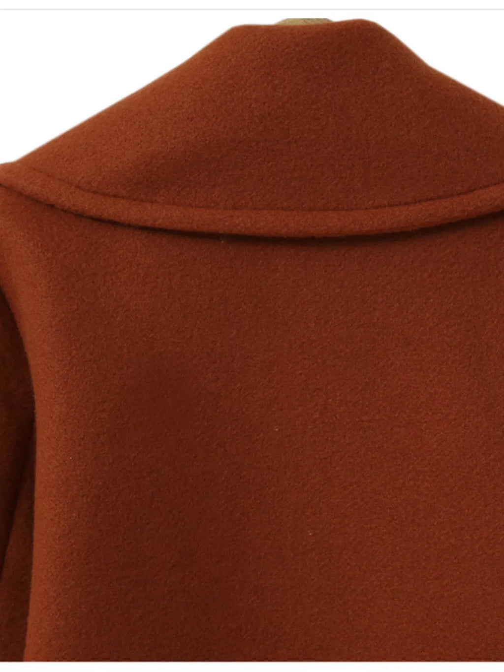 Double-Breasted Long Sleeve Coat