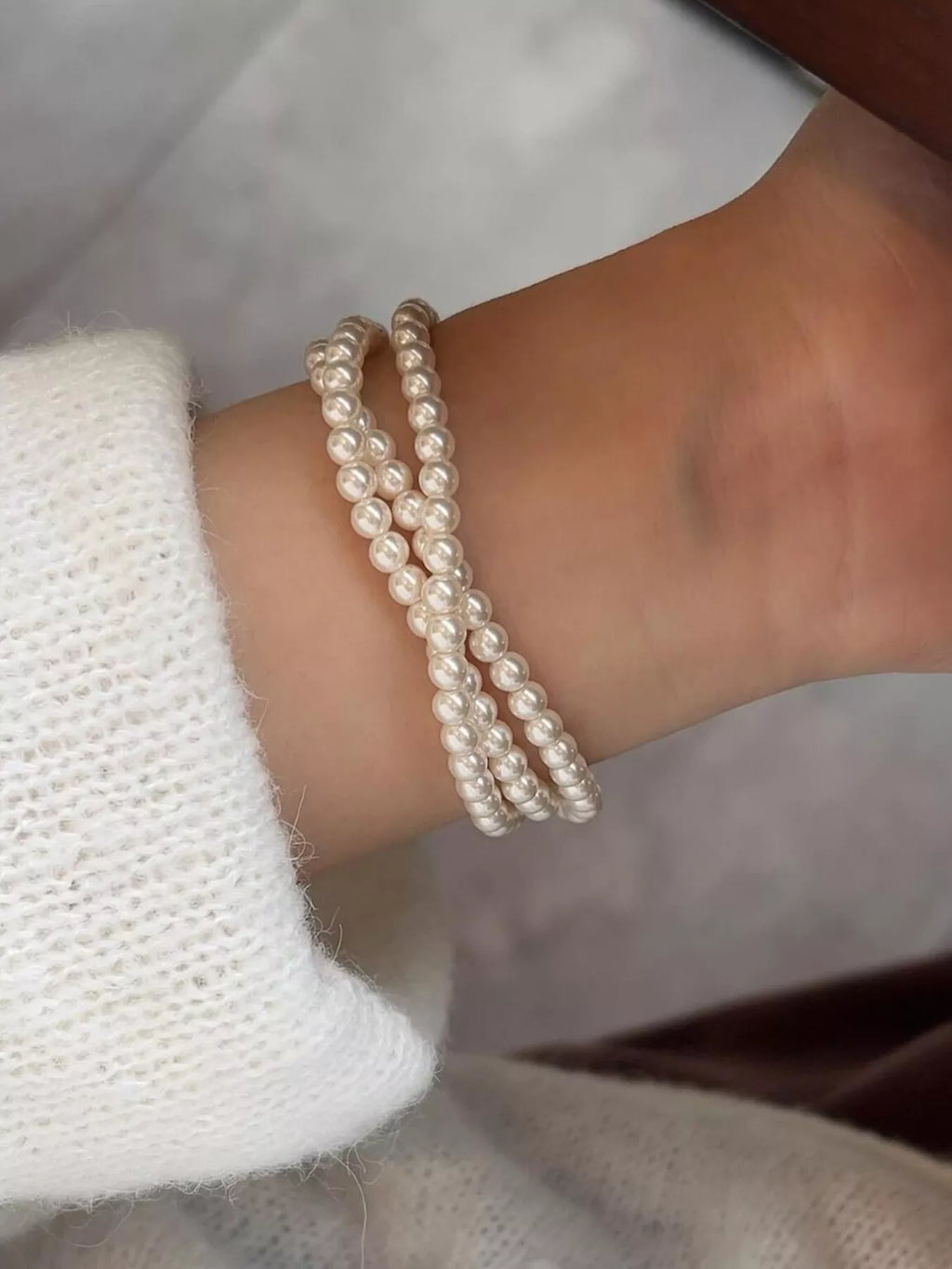 Three Layers Pearl Bracelet