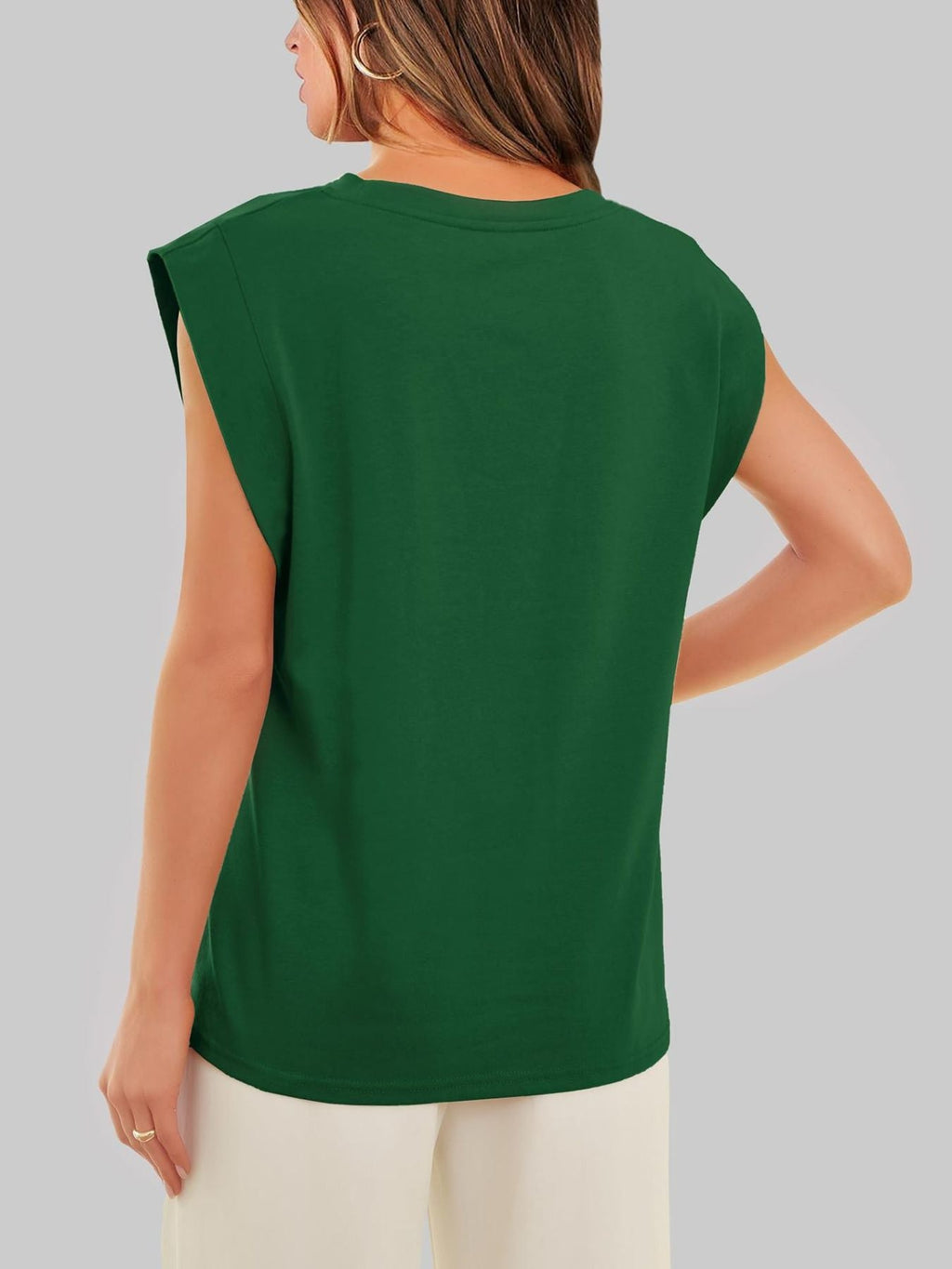 Solid Color Round Neck Tank
