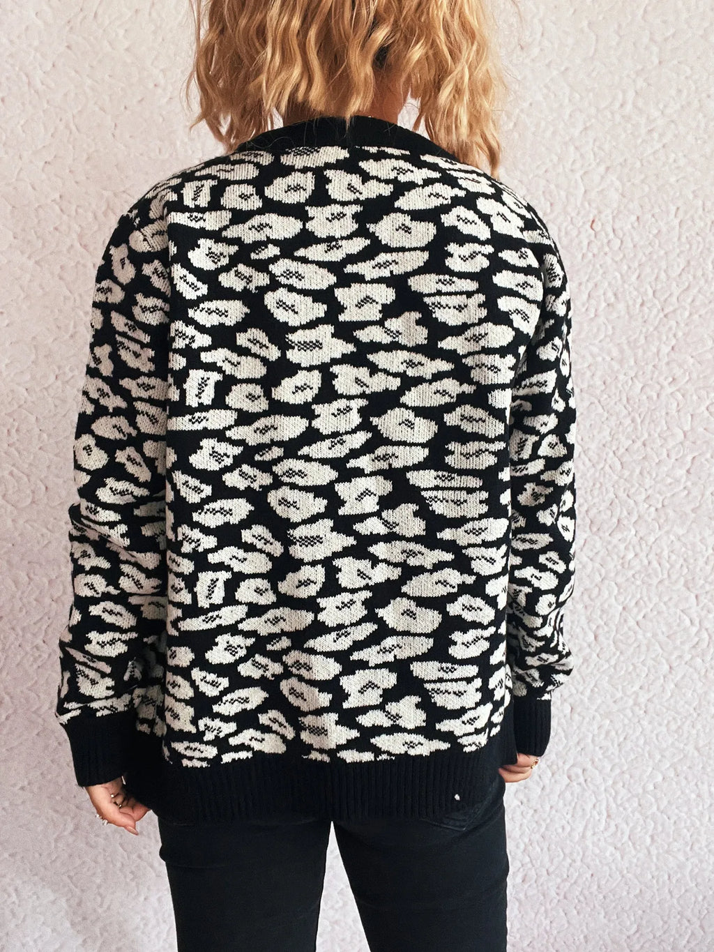 Zip Up Long Sleeve Cardigan