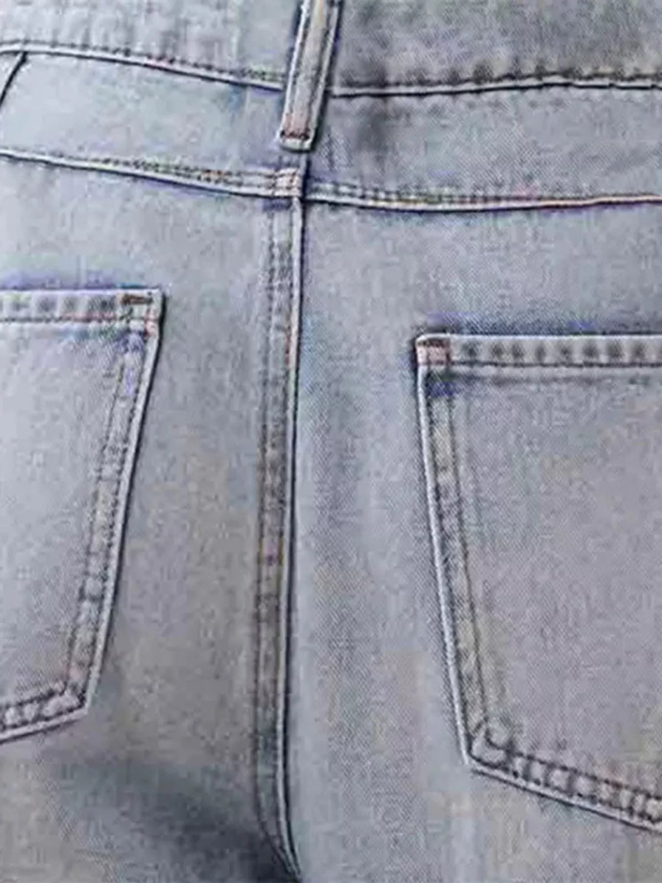 Distressed Wide Leg Jeans