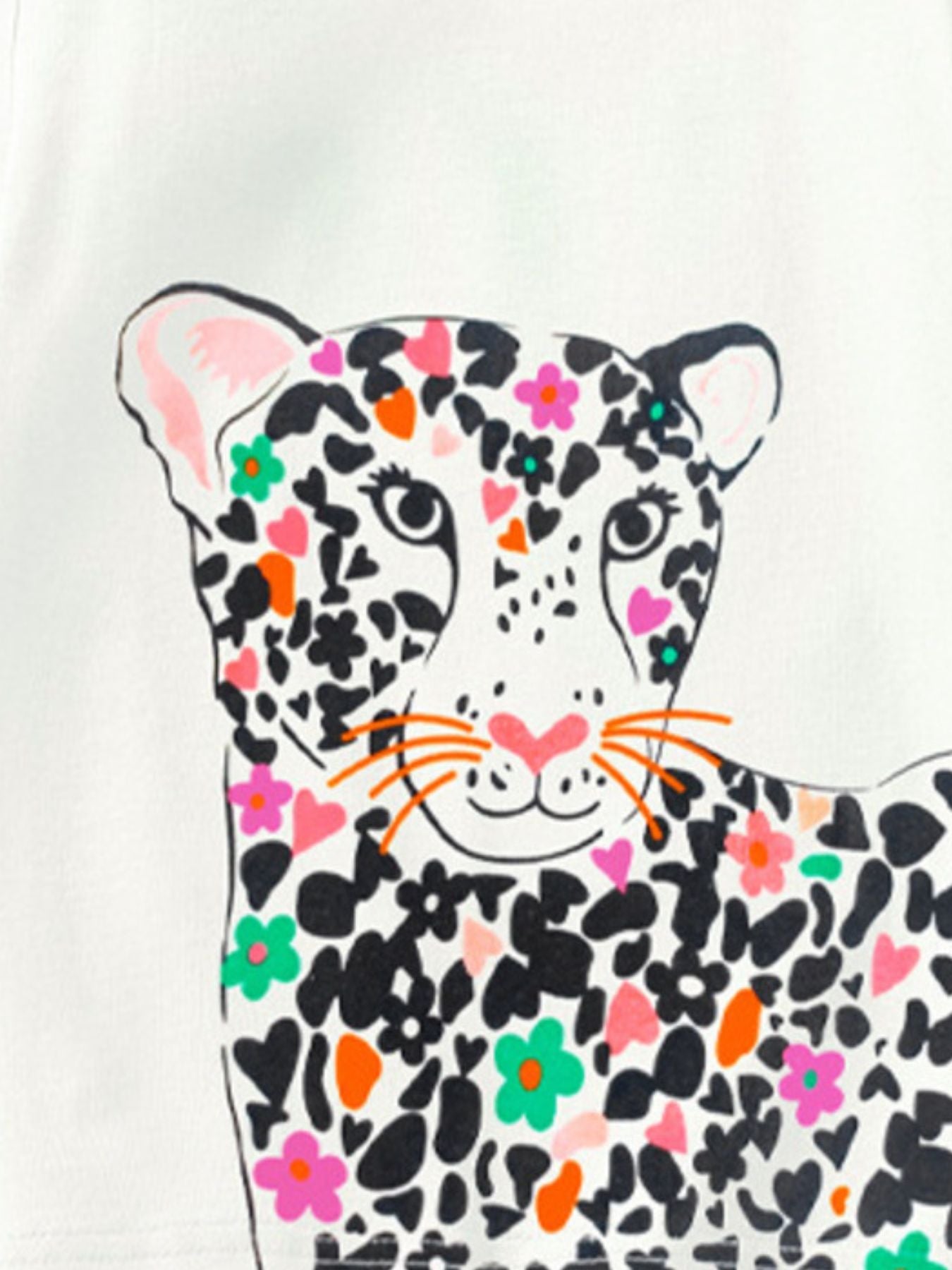 Children's Leopard Short Sleeve T-Shirt