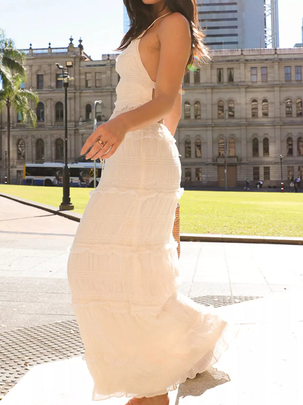 Sleeveless Top and Maxi Skirt Set