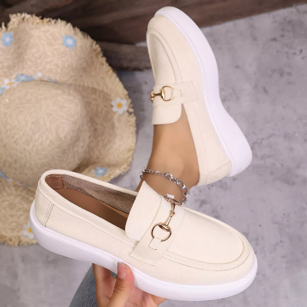 Round Toe Slip-Ons