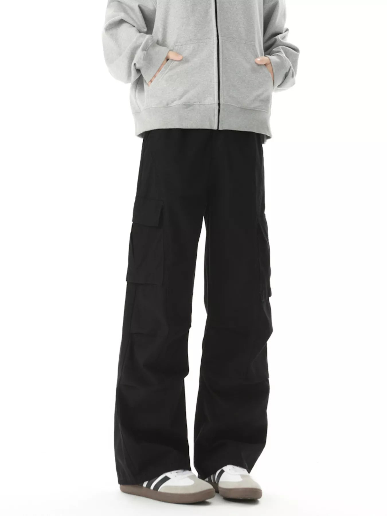 Men's Loose Fit Cargo Pants with Pockets