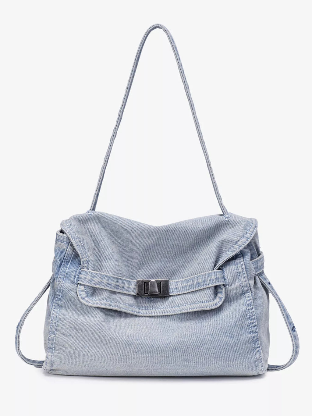 Vintage Denim Shoulder Bag