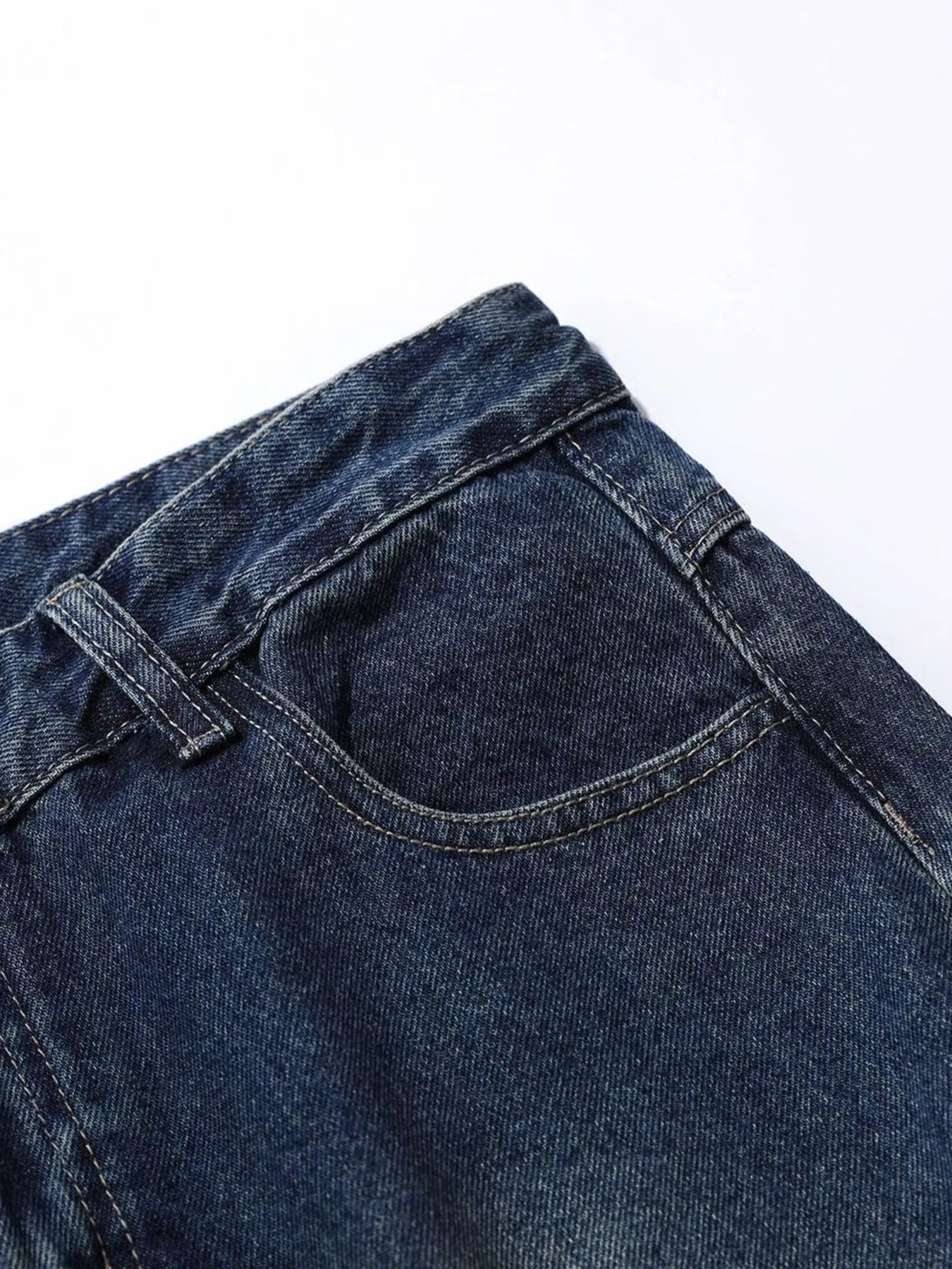 Men's Wide Leg Cargo Jeans
