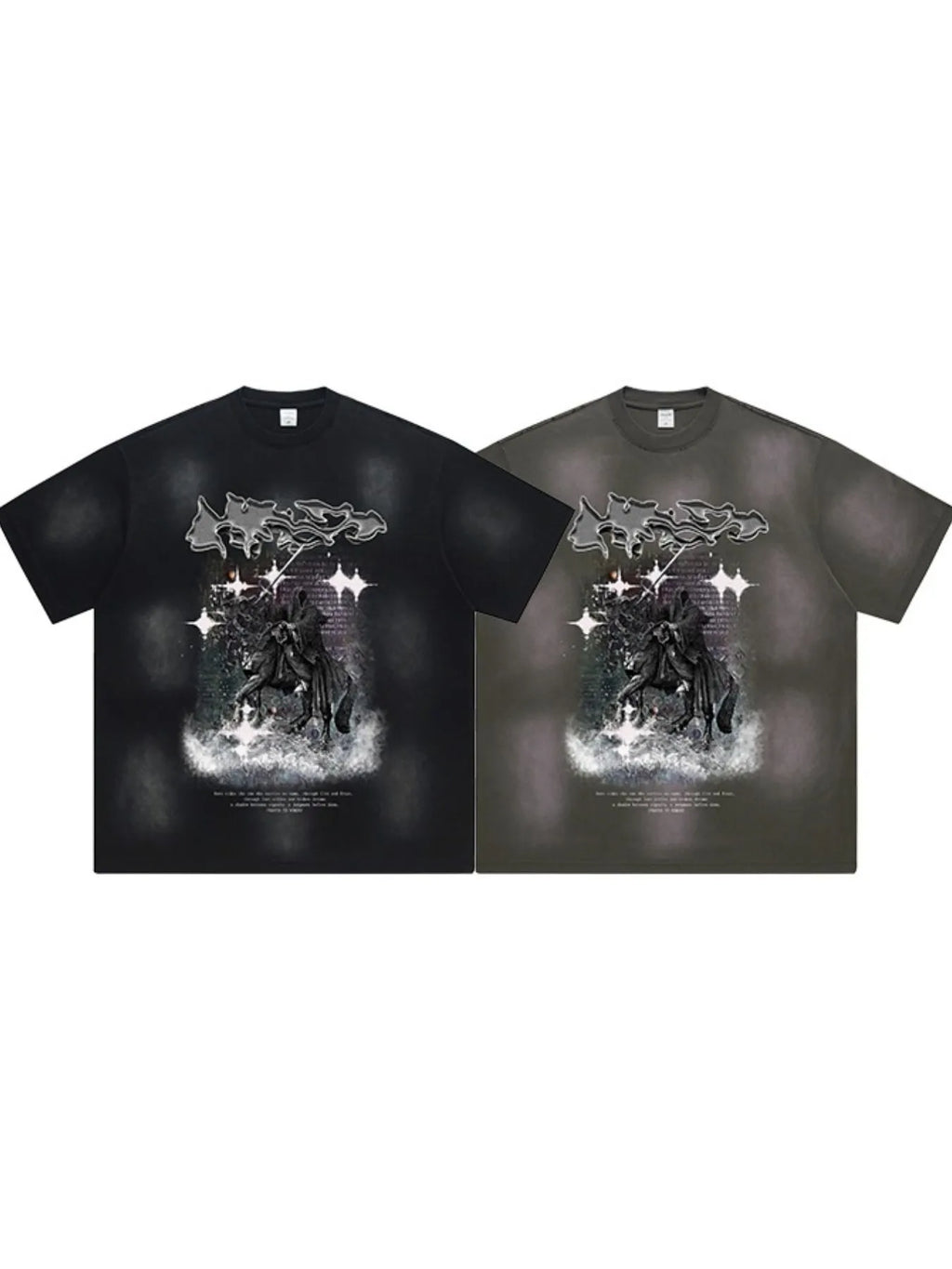Men's Graphic Round Neck Short Sleeve T-Shirt