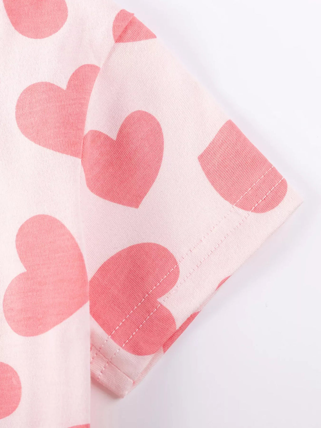 Children's Heart Print Casual Dress
